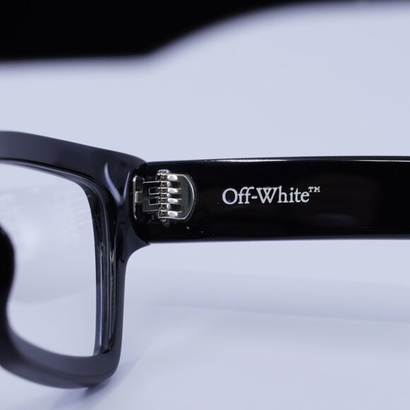 🕶️ New Off-White OERJ077 STYLE 77 1000 Eyeglasses - Black Frame 55mm - Picture 8 of 10